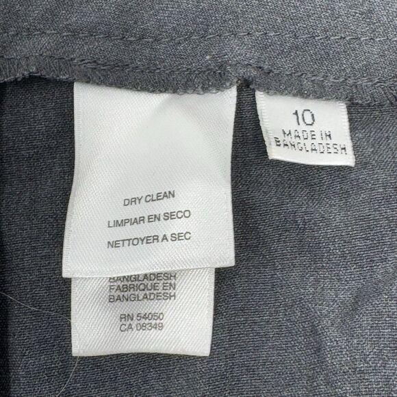 Jones Studio Women's Dress Pants Grey‎ Size 10 Career Business - Picture 5 of 6